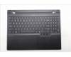 Lenovo 5CB1S89878 C-Cover with keyboard, US English Euro, Eclipse Black, RGB Backlight, Anodizing Sandblasting, US