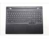 Lenovo 5CB1S89891 C-Cover with keyboard, Nordic, Eclipse Black, RGB Backlight, Anodizing Sandblasting