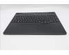 Lenovo 5CB1S89892 C-Cover with keyboard, Portuguese, Eclipse Black, RGB Backlight, Anodizing Sandblasting, UK