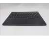 Lenovo 5CB1S89896 C-Cover with keyboard, Switzerland, Eclipse Black, RGB Backlight, Anodizing Sandblasting, UK