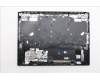 Lenovo 5CB1S89912 C-Cover with keyboard, German, Eclipse Black, White Backlight, Anodizing Sandblasting, UK