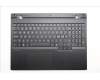 Lenovo 5CB1S89921 C-Cover with keyboard, Nordic, Eclipse Black, White Backlight, Anodizing Sandblasting, UK