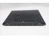 Lenovo 5CB1S89926 C-Cover with keyboard, Switzerland, Eclipse Black, White Backlight, Anodizing Sandblasting, UK