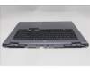 Lenovo 5CB1S90380 C-Cover with keyboard, US English Euro, Luna Grey, White Backlight