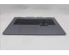 Lenovo 5CB1S90394 C-Cover with keyboard, Nordic, Luna Grey, White Backlight
