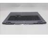 Lenovo 5CB1S90394 C-Cover with keyboard, Nordic, Luna Grey, White Backlight