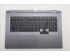 Lenovo 5CB1S90410 C-Cover with keyboard, US English Euro, Luna Grey, RGB Backlight, US
