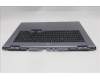 Lenovo 5CB1S90410 C-Cover with keyboard, US English Euro, Luna Grey, RGB Backlight, US