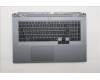 Lenovo 5CB1S90415 C-Cover with keyboard, Hebrew, Luna Grey, RGB Backlight, US