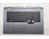 Lenovo 5CB1S90417 C-Cover with keyboard, UK English, Luna Grey, RGB Backlight
