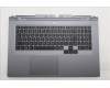 Lenovo 5CB1S90421 C-Cover with keyboard, Portuguese, Luna Grey, RGB Backlight