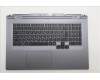Lenovo 5CB1S90428 C-Cover with keyboard, Hungarian, Luna Grey, RGB Backlight, UK