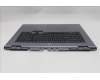 Lenovo 5CB1S90429 C-Cover with keyboard, Belgian, Luna Grey, RGB Backlight, UK