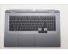 Lenovo 5CB1S90434 C-Cover with keyboard, Czech Slovakian, Luna Grey, RGB Backlight