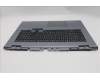 Lenovo 5CB1S90437 C-Cover with keyboard, Ukraine, Luna Grey, RGB Backlight, US