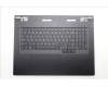 Lenovo 5CB1S90664 C-Cover with keyboard, Arabic, Eclipse Black