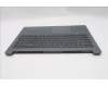 Lenovo 5CB1T18686 C-Cover with keyboard, Arabic, Luna Grey, Backlight, US