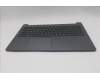 Lenovo 5CB1T18689 C-Cover with keyboard, Bulgarian, Luna Grey, Backlight, UK