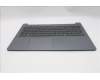 Lenovo 5CB1T18708 C-Cover with keyboard, Slovenian, Luna Grey, Backlight, UK