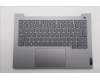Lenovo 5CB1T53017 C-Cover with keyboard, Slovenian, Arctic Grey, Backlight, UK