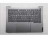 Lenovo 5CB1T57674 C-Cover with keyboard, Czech Slovakian, Arctic Grey, Backlight, UK
