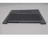 Lenovo 5CB1T57675 C-Cover with keyboard, US English Euro, Arctic Grey, Backlight, US