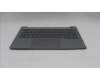 Lenovo 5CB1T57680 C-Cover with keyboard, German, Arctic Grey, Backlight, UK