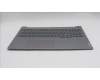Lenovo 5CB1T66179 C-Cover with keyboard, German, Arctic Grey, Backlight, UK