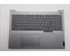 Lenovo 5CB1T66189 C-Cover with keyboard, Russian, Arctic Grey, Backlight, US