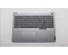 Lenovo 5CB1T66191 C-Cover with keyboard, Spanish, Arctic Grey, Backlight, UK