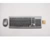 Lenovo 5KM0U87467 Tastatur_Maus, 2,4 G, Slowenisch, Grau, Nicht beleuchtet