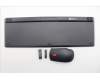 Lenovo 5KM0U87787 Keyboard_Mouse,2.4G,Belgium English,Black