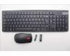 Lenovo 5KM0U87803 Keyboard_Mouse,2.4G,Italian,Black