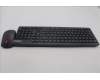 Lenovo 5KM0U87821 Keyboard_Mouse,2.4G,US English Euro,Black