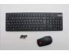 Lenovo 5KM0U87831 Keyboard_Mouse,2.4G,Czech/Slovakian,Black