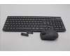 Lenovo 5KM0U87836 Keyboard_Mouse,2.4G,Belgium English,Luna Grey
