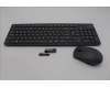 Lenovo 5KM0U87870 Keyboard_Mouse,2.4G,US English Euro,Luna Grey