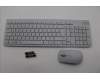 Lenovo 5KM0U87901 Keyboard_Mouse,2.4G,Italian,Cloud Grey