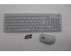Lenovo 5KM0U87918 Keyboard_Mouse,2.4G,UK English,Cloud Grey