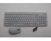 Lenovo 5KM0U87919 Keyboard_Mouse,2.4G,US English Euro,Cloud Grey