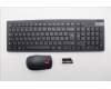 Lenovo 5KM0U87933 AI Keyboard_Mouse,2.4G,Arabic/French,Black