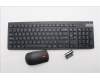 Lenovo 5KM0U87968 AI Keyboard_Mouse,2.4G,US English Euro,Black