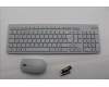 Lenovo 5KM0U88031 AI Keyboard_Mouse,2.4G,Arabic/French,Cloud Grey