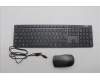 Lenovo 5KM0U88191 AI Keyboard_Mouse, Wireless, Swiss French/German, Storm Grey