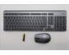 Lenovo 5KM0U88211 Keyboard_Mouse, Wireless, French, Luna Grey
