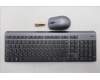 Lenovo 5KM0U88217 Keyboard_Mouse, Wireless, Hebrew, Luna Grey