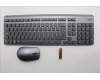 Lenovo 5KM0U88237 Keyboard_Mouse, Wireless, UK English, Luna Grey
