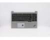 Lenovo 5M10V16985 C-Cover with keyboard, UK English, Silver, Backlight, UK