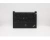 Lenovo 5M10V17058 C-Cover with keyboard, Switzerland, Black, Backlight, UK