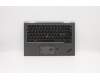 Lenovo 5M10V24933 C-Cover with keyboard, Nordic, Iron Grey, WWAN, UK